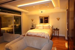 bedroom, venetian plaster finish, guest bedroom