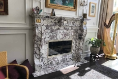 Italian Marble Fireplace