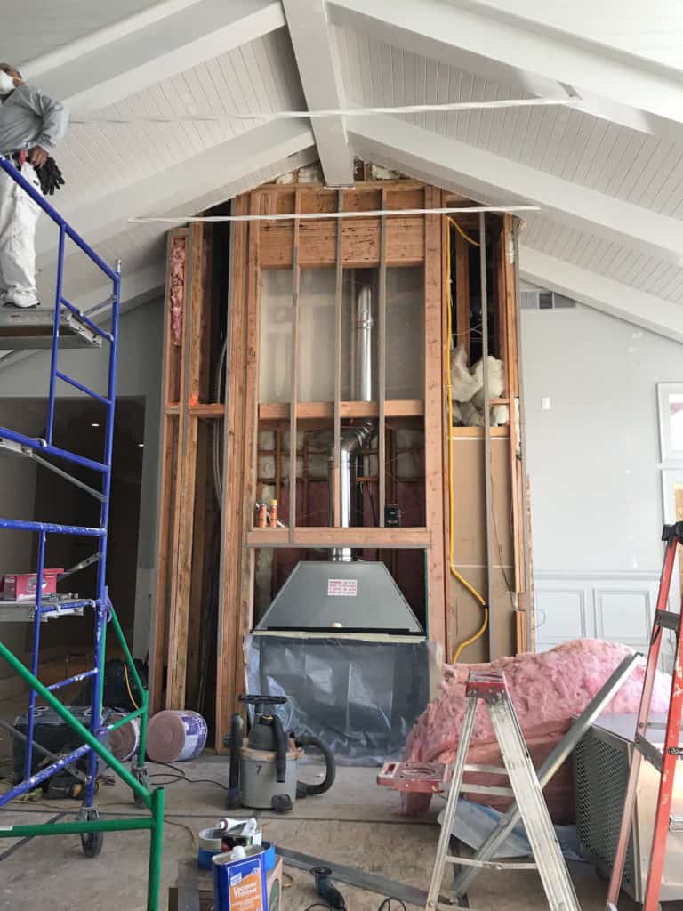 Framing during interior remodel