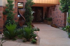 Courtyard entry,