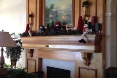 Gas Fireplace, log fireplace
