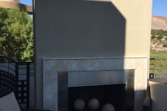 Tall Fireplace